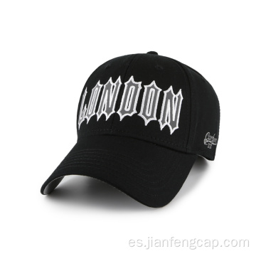 Logotipo personalizado de la gorra de béisbol de 6 paneles